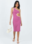 product Princess Polly High Neck  JGR & STN Charlotte Midi Dress Pink