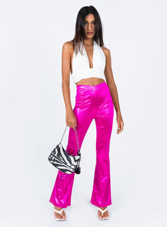 front view of model wearing Princess Polly Kylie Top White 