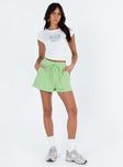 Kahlil Shorts Green Princess Polly high-rise 