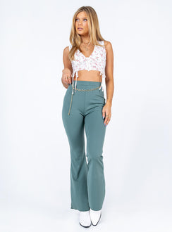 front view of model wearing Princess Polly Fran Top White 