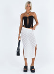 product Focus On Yourself Midi Skirt White Princess Polly  Midi Skirts 