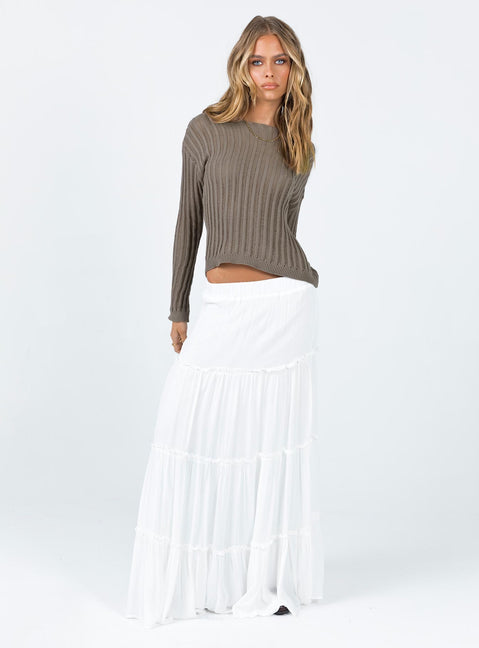 product Miriah Maxi Skirt White Princess Polly  Midi Skirts 