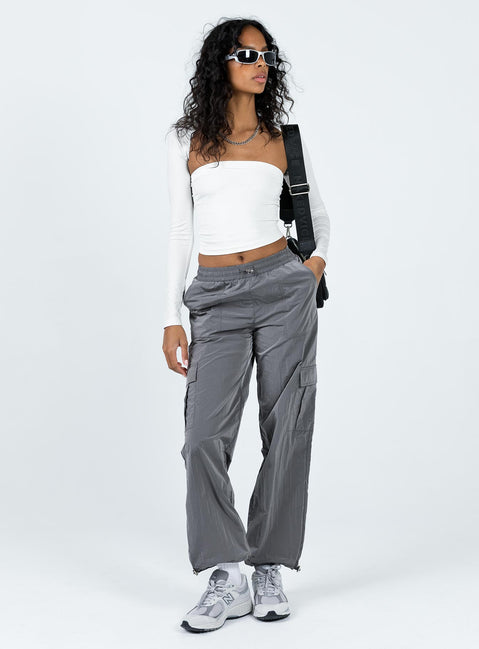 product Princess Polly  Gama Parachute Pants Grey