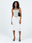 product Cuatro Midi Skirt White Princess Polly  Midi Skirts 