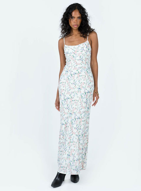 product Princess Polly Crew Neck  Fairholm Maxi Dress White / Floral