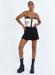 Jack Mini Skirt Black Princess Polly  Mini 