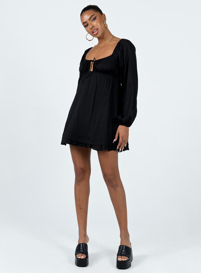 Black Corset Mini Dress – Empress Dresses