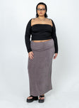 product Harriette Maxi Skirt Slate Grey Curve Princess Polly  Maxi 