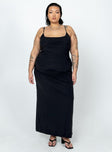 product Princess Polly Asymmetric Neckline  Knox Maxi Dress Black Curve