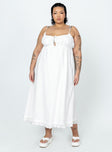 product Princess Polly Crew Neck  Empress Of Love Maxi Dress White Curve