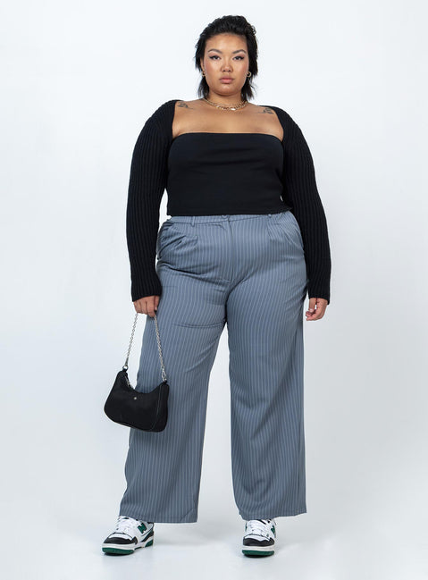 Aytan Bolero Sweater Black Curve Princess Polly  Cropped 