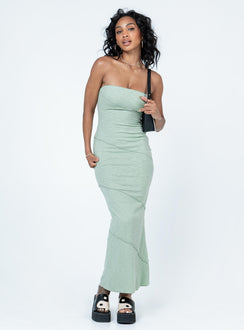product Princess Polly High Neck  Oscar Midi Dress Sage Green
