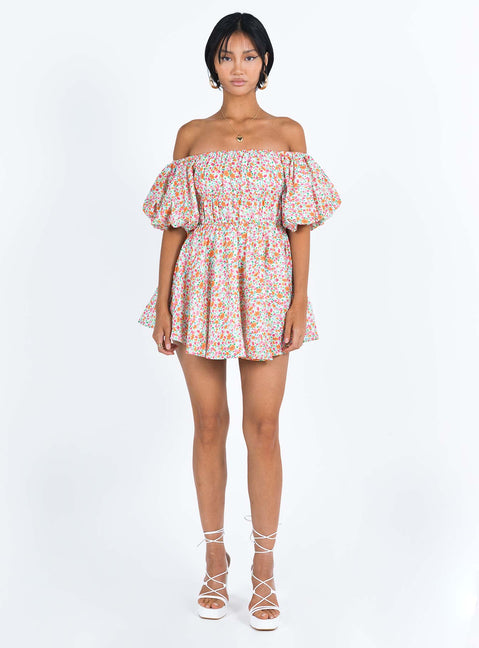 product Princess Polly Asymmetric Neckline  Halton Mini Dress Multi