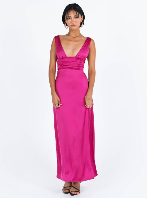 product Princess Polly Cowl Neck  Alita Maxi Dress Pink