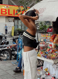 product Princess Polly Sleeveless Square Neck  Cello Racing Tube Top Slate