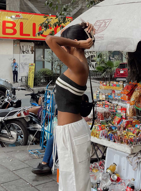 product Princess Polly Sleeveless Square Neck  Cello Racing Tube Top Slate