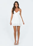 Princess Polly Sweetheart Neckline  Matea Mini Dress White