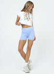 Ivy Bike Shorts Light Blue