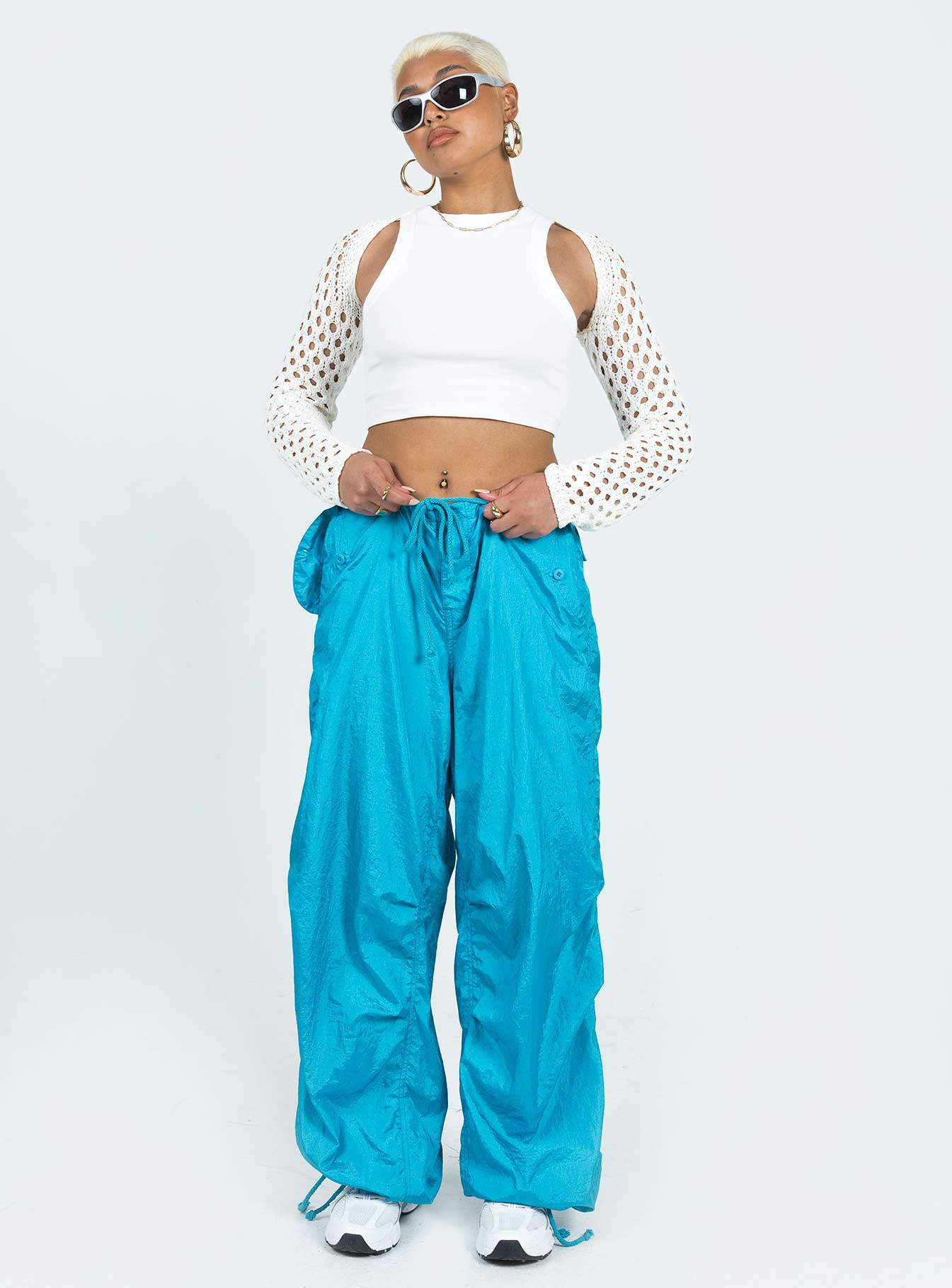 product Princess Polly  Motel Chute Trousers Blue