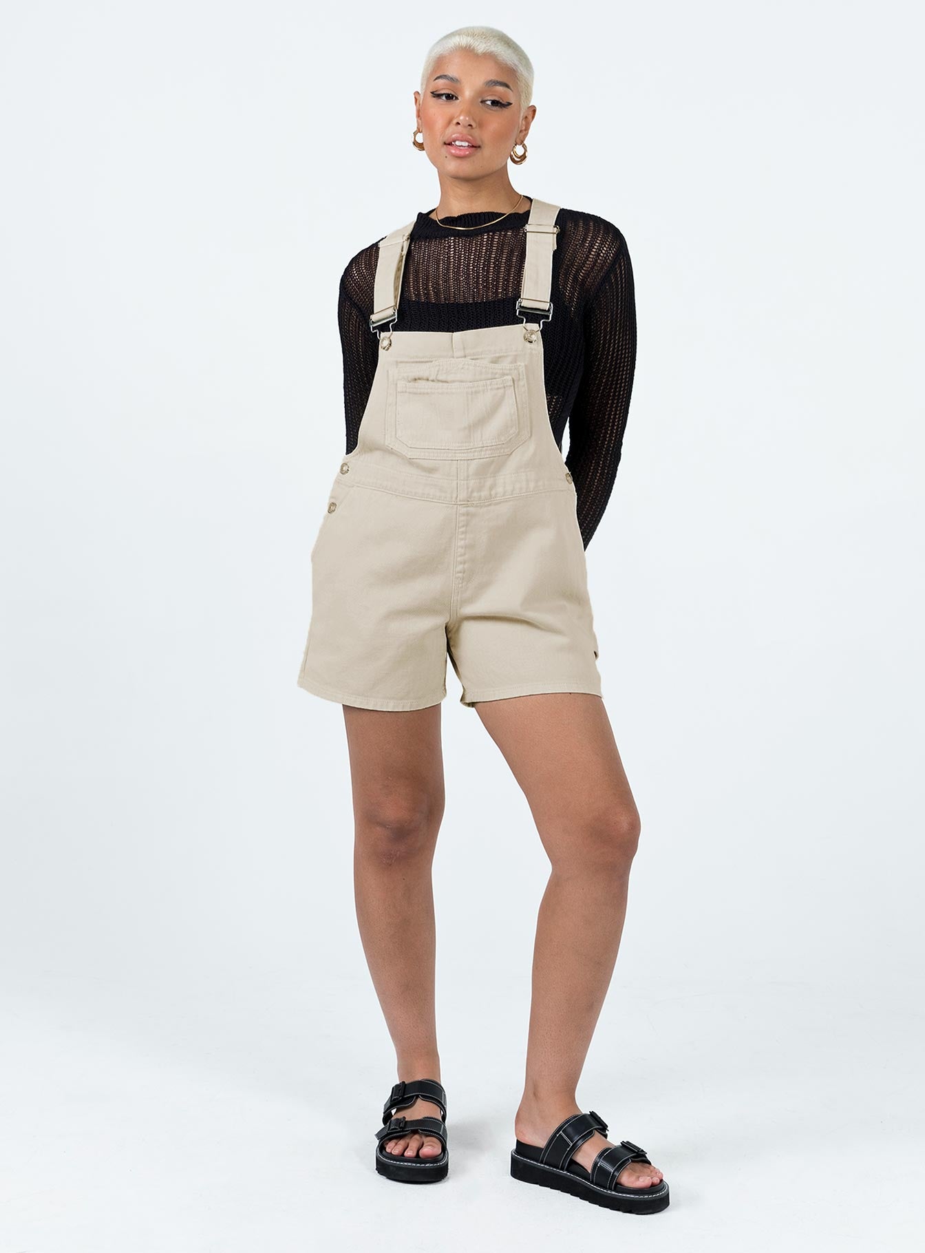 Cream overalls store