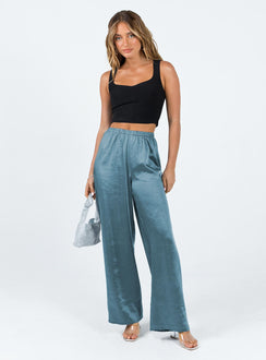 product Princess Polly High Waisted Pants  Nixie Pants Slate