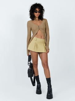 product Princess Polly Full Sleeves Square Neck  Nowell Long Sleeve Top Beige