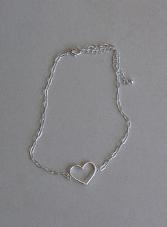 Burley Heart Choker Silver Eco