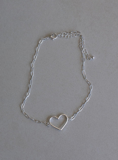 Burley Heart Choker Silver Eco