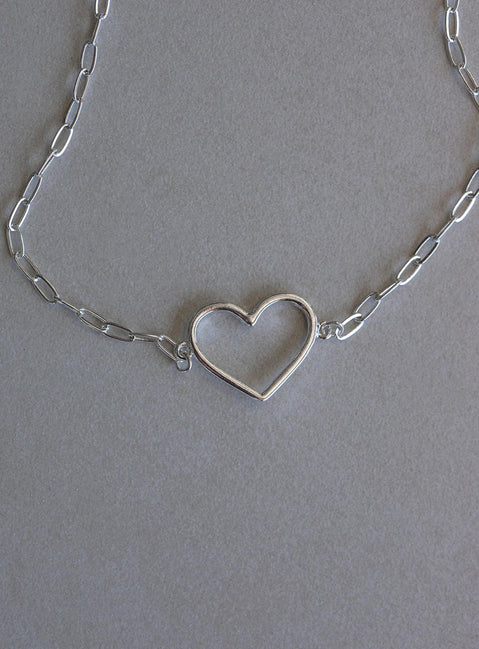 Burley Heart Choker Silver Eco