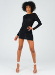 product Princess Polly High Neck  Montana Mini Dress Black