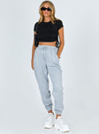 product Princess Polly High Waisted Pants High Waisted Pants  Nero Sweat Pants