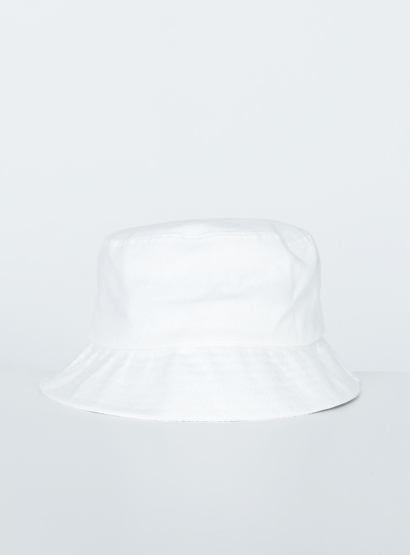 Canvas Bucket Hat White