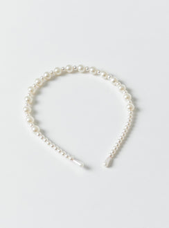 Headband Pearl detail Thin band Light weight