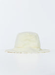 Bonnin Canvas Bucket Hat Cream