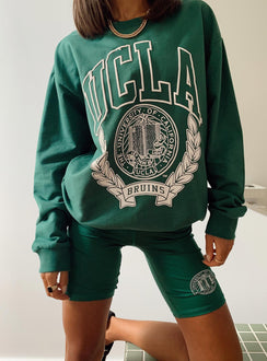 UCLA Bike Shorts Green