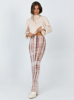 Izzy Turtleneck Sweater Cream Princess Polly  Cropped 