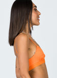 Austen Bralette Orange