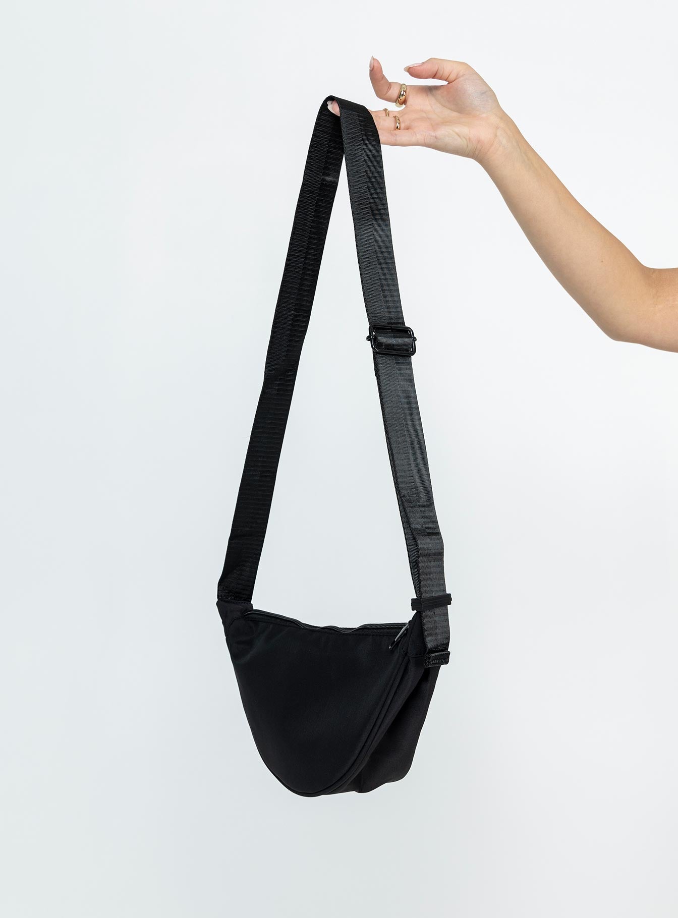 Fairbank Nylon Crossbody Bag Black
