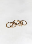 Rebecca Ring Set Gold Eco