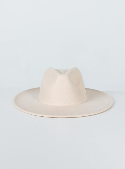 Indiana Fedora Hat Beige