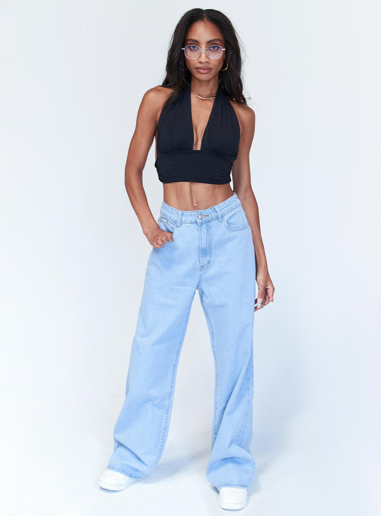 Princess Polly Mid Rise  Chicago Denim Jeans