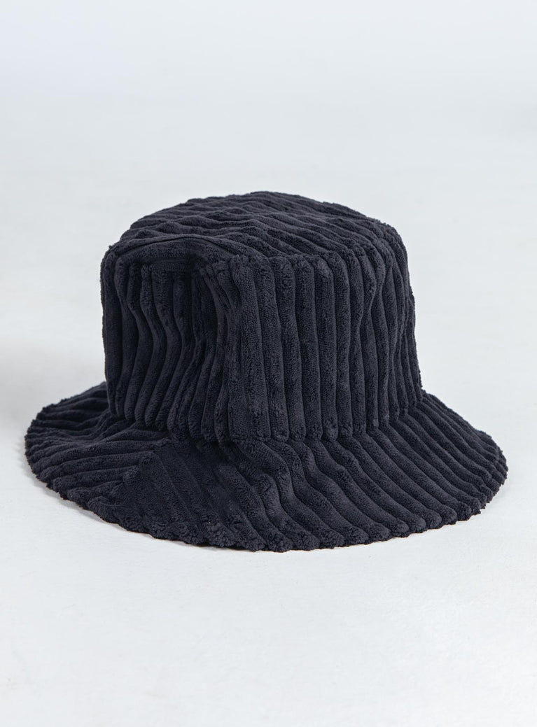 The Vintage Bucket Hat Black