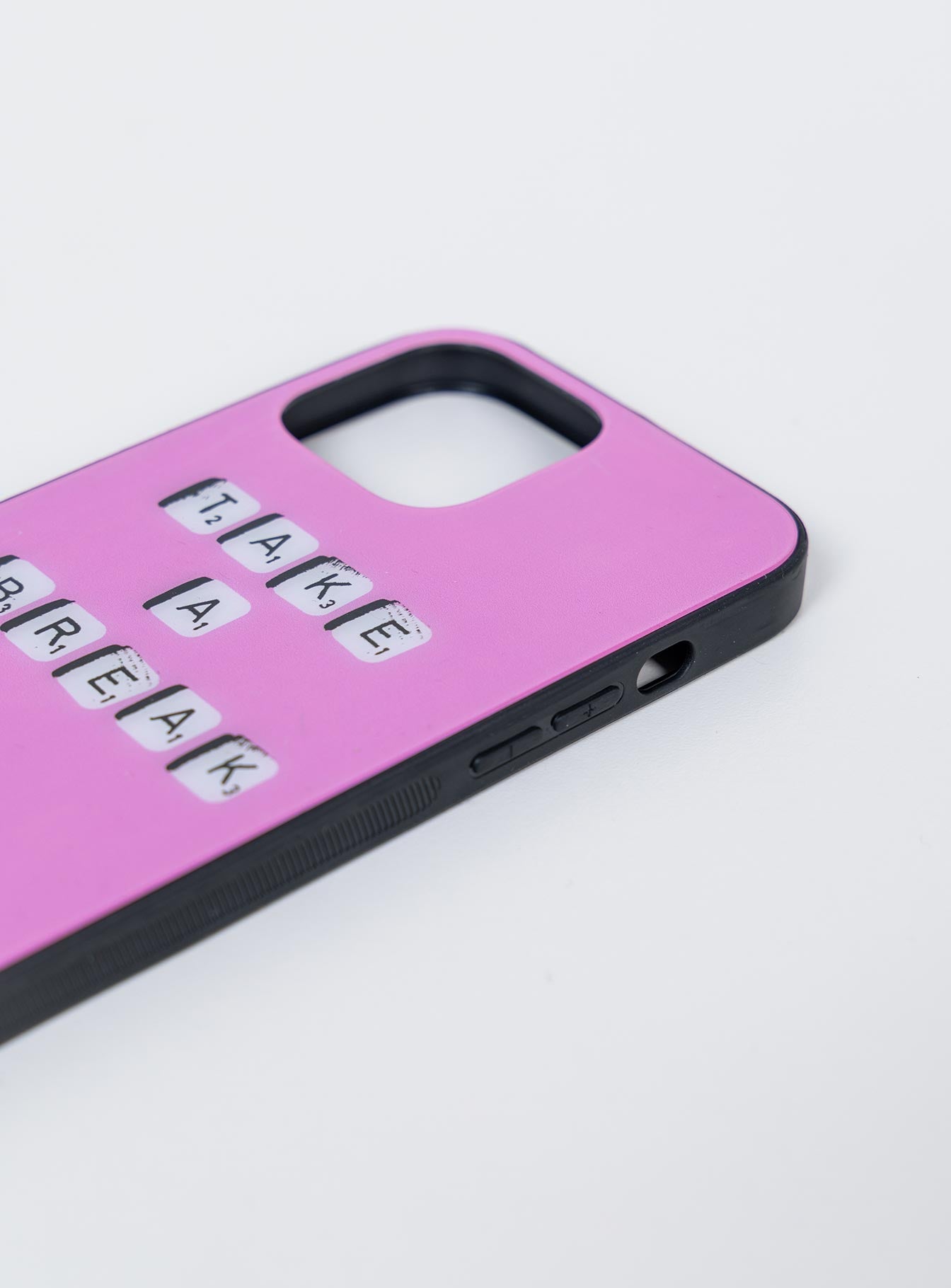 Take A Break iPhone Case Pink
