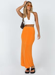 product Harriette Maxi Skirt Orange Princess Polly  Maxi 