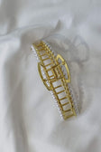 Zazo Pearl Hair Clip Gold / White