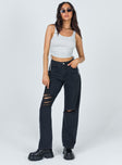 product Princess Polly High Waisted  Fraya High Rise Boyfriend Jeans Denim