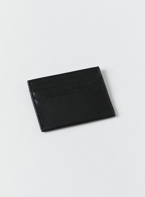 Card holder Multiple card slots Fully lined