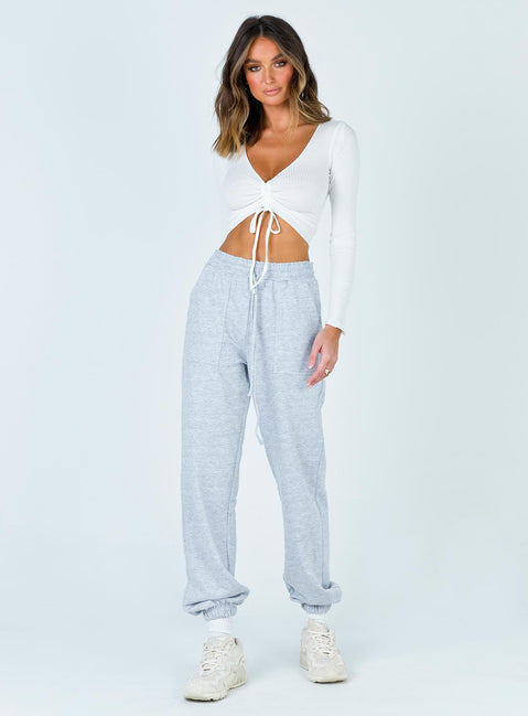 product Princess Polly Full Sleeves Square Neck  Pinch Me Top White