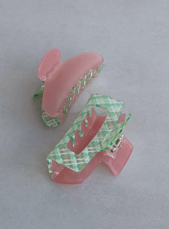Hair clips Pack of two Claw style