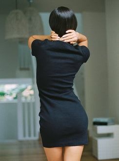 product Princess Polly High Neck  Classic Mini Dress Black